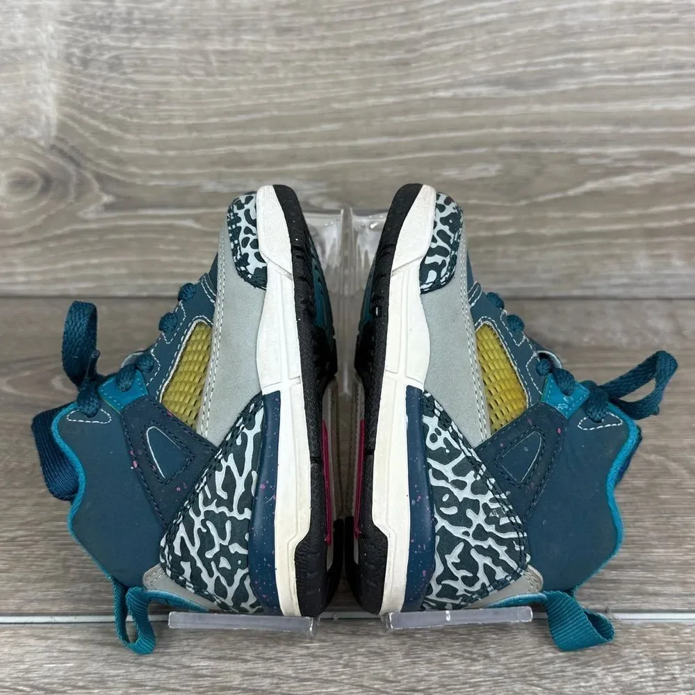 Nike Air Jordan Spizike BT Toddler Boy Sz 5 Space Blue White Mid Lace Sneakers